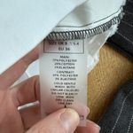 Maniere De Voir  Cropped Jacket Pinstripes Size US4 Gray White Photo 2
