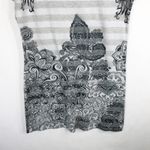 Cache  Medium Dress Mini Shift Rhinestones Y2K Grunge Goth Silver Black 560‎ Photo 4