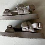 ZARA - Bone White Technical Voluminous Velcro Sandals Travel Beach Pool Summer Photo 3