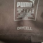 Black Drycell Puma Logo Print Silver Cat Athletic Leggings Women Sz S Photo 8