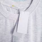 Zella Carey Crewneck High/Low Sweatshirt In Heathered White Photo 5