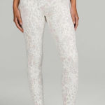 Lululemon  Align Leggings 25” Cheetah Camo Antique White Size 8 Photo 0