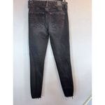 American Eagle  Women Size 000‎ Distressed High Rise Black Dream Jeans Jeggings Photo 2