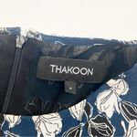 Thakoon Floral Wide Leg Jumpsuit Blue White Black Contemporary Size 4 Photo 8