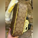 Coach Authentic  Coated signature canvas/smooth leather zip top Crossbody Photo 3