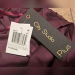 🆕 Plus 1X Dress Purple Plum Sequin Party Fringe Sequined Sexy 14 16 NWT Photo 6