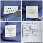 Tanya Taylor Raven Dress Size 18 Plaid Peplum Mini Dress Ruched Long Sleeve Photo 9