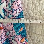 Vineyard Vines  Ocean Life Coral Fish Empire Waist Strapless Dress Size‎ 0 Photo 7