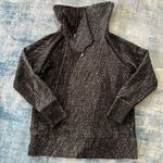 Kirkland Signature Kirkland Black White Textured Cowl Roll Neck Jacquard Pullover Sweater Medium Photo 1