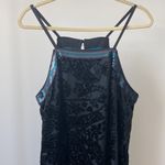 Anthropologie Moulinette Soeurs Velvet Sequin Embroidered Dress Size: 14 Photo 2