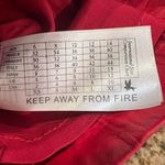 One Teaspoon Red Buttery Leather Mini Skirt belted elastic waist AU 8/ US 4 Photo 8