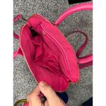 Bebe  Fabiola Pink Mini Dome Crossbody Satchel with Card Case Photo 6