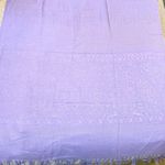 Light purple rectangle pashmina light scarf Photo 2