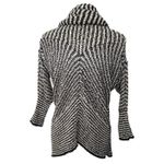 Free People  Y2K Women’s Amoudi Navy Striped Open Front Cardigan Photo 4