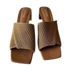 Vivaia Tan Almond Knot Juliet Pro Slide Sandals Size 41 ( 10.5 US) Photo 2