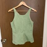 Banana Republic Green Tweed Blouse Photo 1