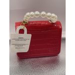Jelly Pearl Rivet‎ Red Handbag Purse Small Purse Photo 1