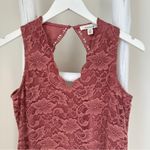 Francesca's Collections Lace Mini Dress in Dusty Rose Size XS Photo 1