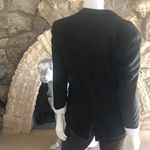 Anthropologie  Cartonnier Polyester Rayon Black V-Neck Blazer Women's Size M Photo 2