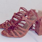 Forever 21 Faux suede lace up heels Photo 2