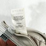 Wilfred  Size 10 Faux Leather Pants‎ White Straight Solid High Rise Flawed 1692 Photo 9