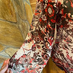 Cato  colorful‎ blouse with crochet detail size XS Photo 3