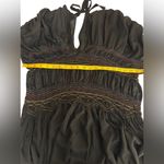 Free People Size S EMBROIDERED V-NECK SHORT SLEEVE DRESS Photo 14