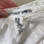 Bethany Mota White Tank Top with Open Back Photo 2