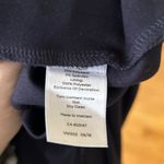 Talbots  Navy Ponte Fit & Flare 3/4 Sleeve Knee Length Parisian Scarf Tie Dress Photo 6