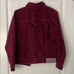 The Ragged Priest  Maroon Distressed Jacket Photo 1