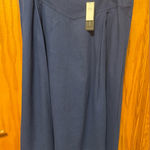 Banana Republic  Linen Blend Navy Skirt Size 16~NWT 
S/758285-00
BLULAGNA Photo 0