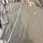 Nike  REVOLVE NSW Club Crew Neck Sweatshirt Gray Women’s Large Photo 6