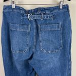 Pilcro The Arni Mid-Rise Button Front Barrel Pant Medium Wash Size 16 Photo 10