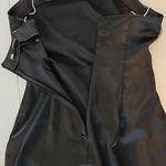 ZARA  Satin Black Mini Dress With Sparkling Straps Photo 6