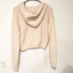 SKIMS Kim Kardashian  Size Small/Medium Cream Cozy Knit Zip Up Hoodie Photo 3