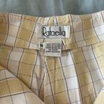 Rafaella  Yellow and Cream Plaid Skort Photo 4