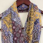 Women’s Paisley Infinity Scarf One Size Purple Photo 1