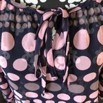 Romeo + Juliet Couture Polkadot Sheer Top Size S Photo 3