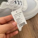 Sole Mates Lace Up Memory Foam Lightweight Womens Athletic White And Grey Shoes Photo 8