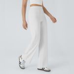 Halara High‎ Waisted Button Multiple Pockets Straight Leg Casual Pants Photo 2