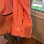 Frank & Eileen Italian Woven Cotton Women's Pink Herringbone Shirt Size XS Photo 5