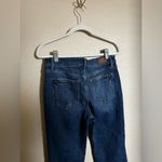 Judy Blue Judy‎ Blue BRITTNEY MID RISE CUT HEM BOOTCUT Jeans Size 28/7 in Dark Blue Photo 11