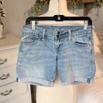 Old Navy  Ultra Blue Denim Jean Shorts Womens 2 Low Rise Photo 1