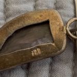 Vintage Sterling Silver Charoite Pendant w/24" Italian SS Snake Chain Purple Photo 6