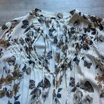 Free People Pebble Crepe Floral And Butterfly Tunic Size M Photo 3