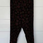 Coldwater Creek Women’s 1X Black Patterned Slinky Dress Pants Photo 0