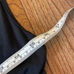 Lilla P black jersey ruched waist sleeveless faux wrap dress M Size M Photo 8