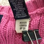 Gap Vintage Cable Knit Cardigan Sweater Pink - Sz S Photo 9