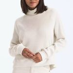 The North Face  Women's Chabot Mock Neck Long Sleeve Sweater White Dune XL Photo 0