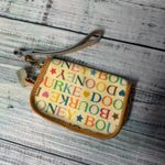 Dooney & Bourke  Rainbow Logo Wristlet Bag Vintage Multicolor Monogram Photo 1